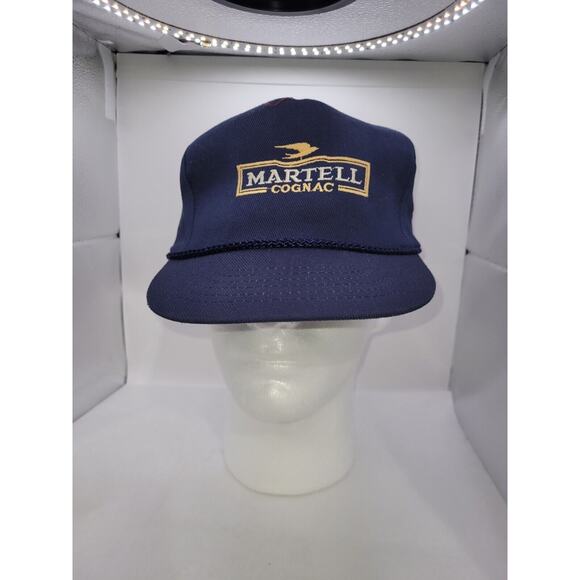 Vintage Martell Cognac Snapback 90s Fashion Nostalgia‎ Spirits - Picture 1 of 7